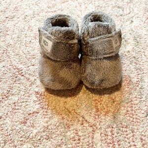 UGG grey baby booties
